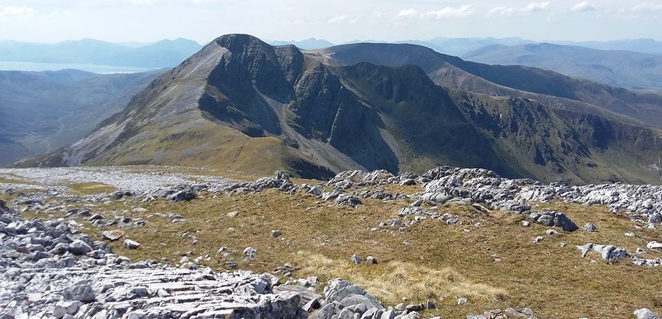 Ring of Steall in the Mamores above Glen Nevis