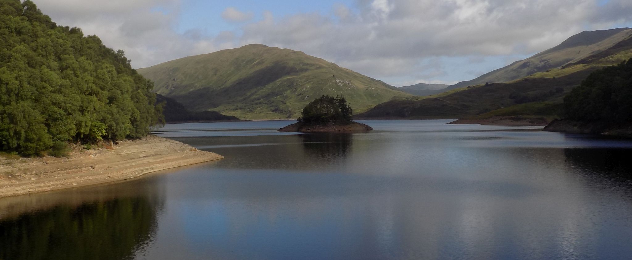 Meall Cala ( The Mell, 2201ft ) from the dam on Glen Finglas Reservoir