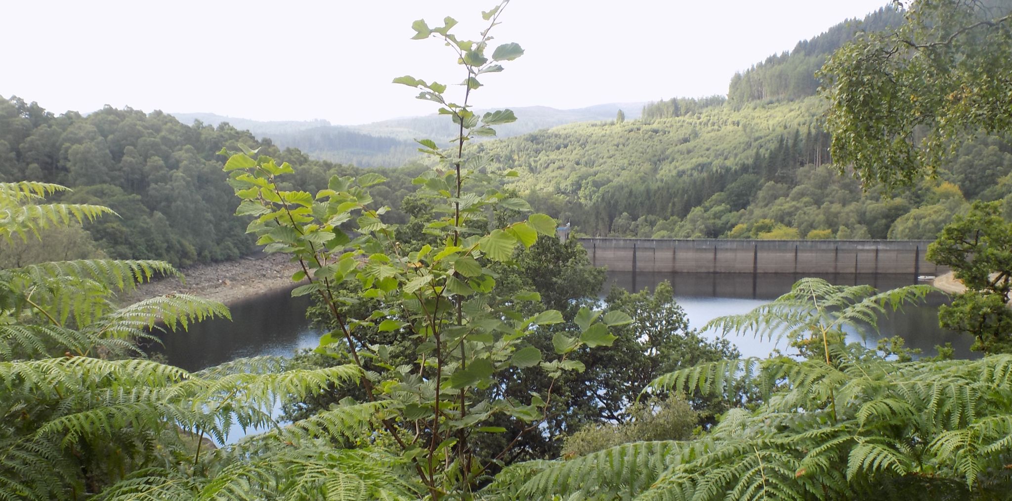 The dam on Glen Finglas Reservoir