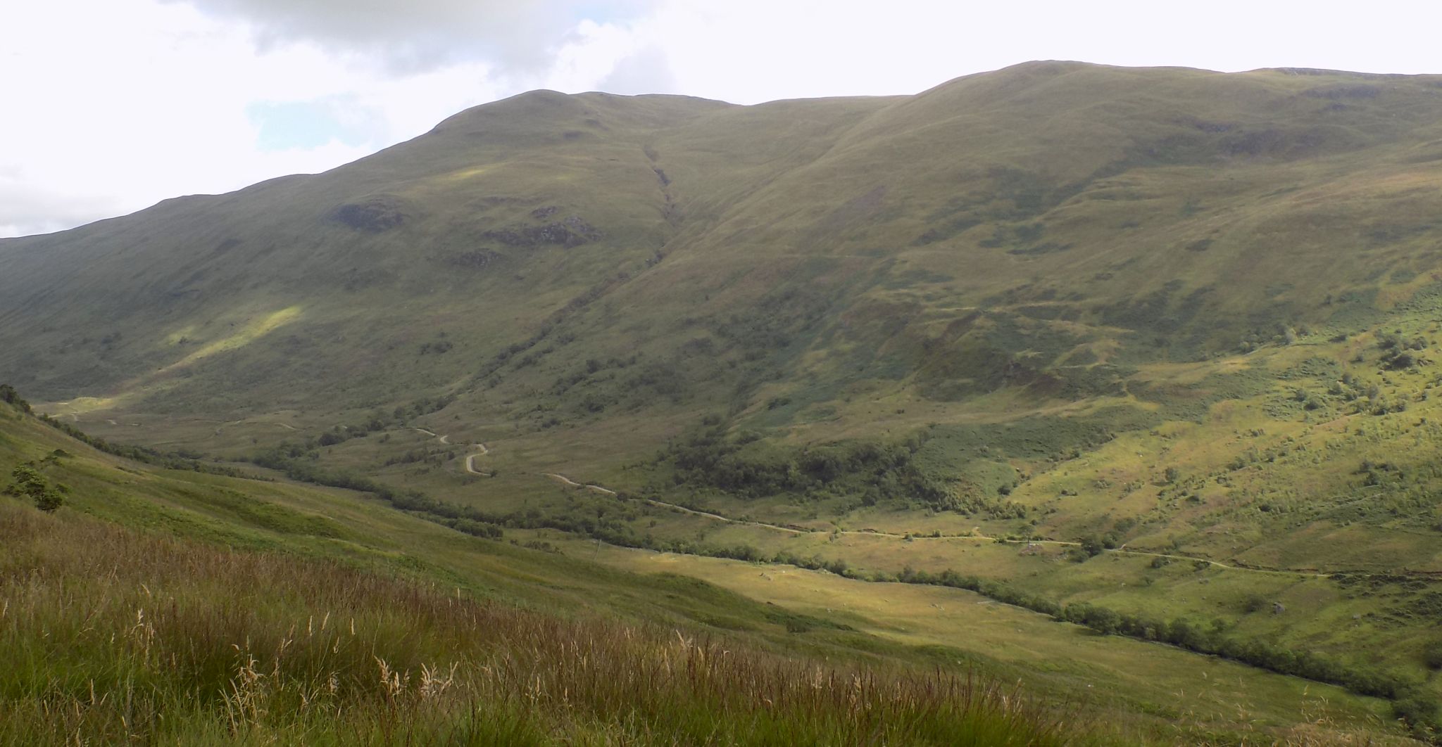 Ben Vane above Allt Gleanne nam Meann