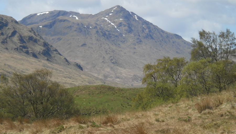 Ben Challum at the head of Glen Lochay