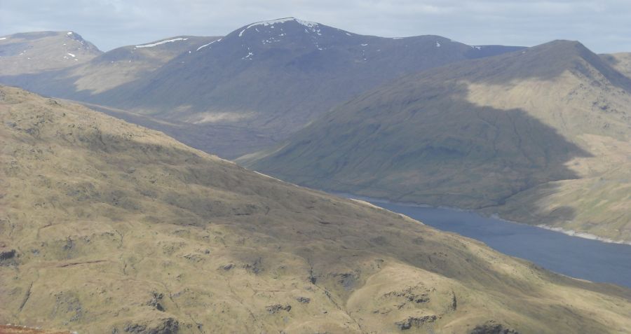 Beinn a'Chreachain above Loch Lyon from Meall nan Subh