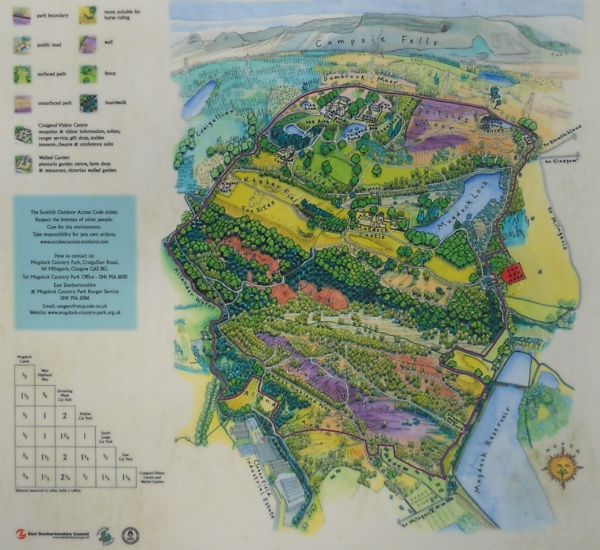 Map of Mugdock Country Park