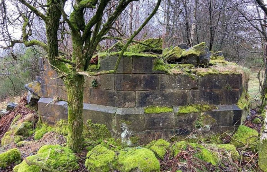 Remains of Smith's Folly at Mugdock Country Park