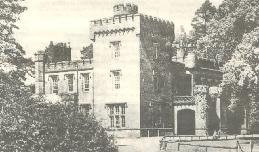 Craigend Castle as it was in the 1950s