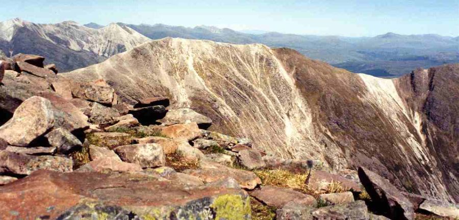 Beinn Liath Mhor from Sgorr Ruadh in the Torridon region of the Scottish Highlands