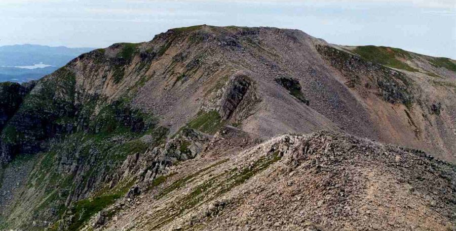 Conival from Ben More Assynt in Sutherland in NW Scotland