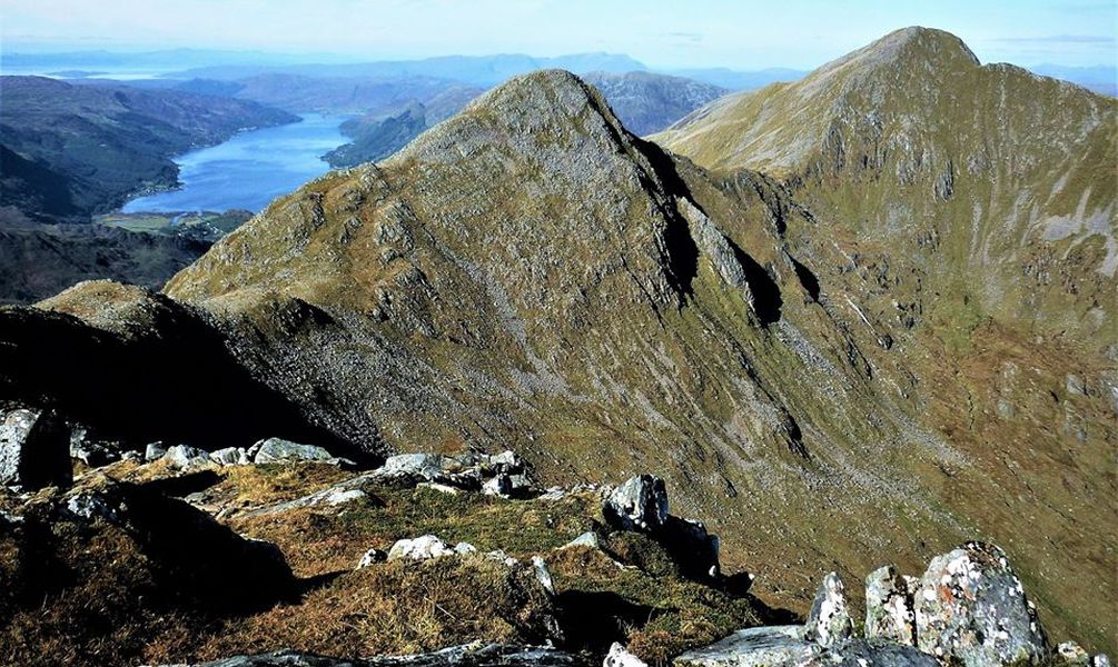 Loch Cluanie from Five Sisters of Kintail