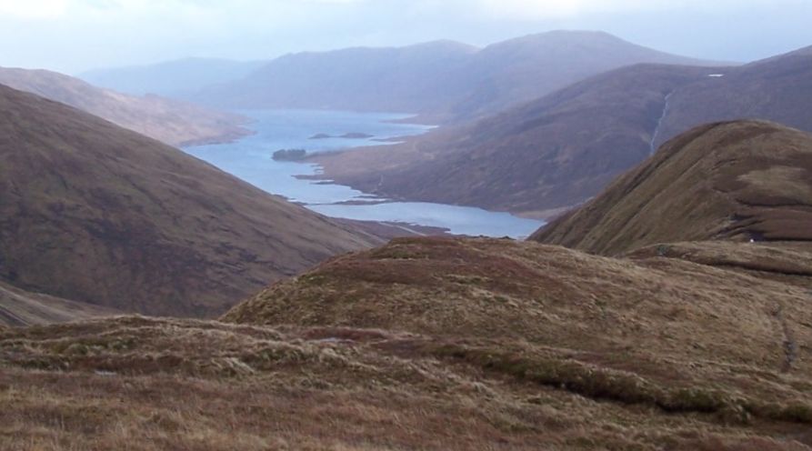 Summit of Ciste Dhubh in North Glen Shiel