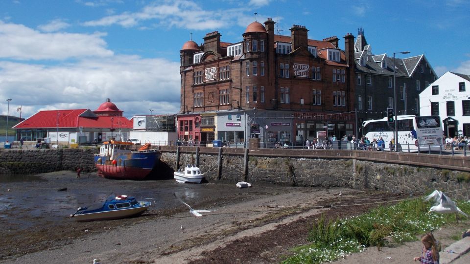 Waterfront in Oban town centre