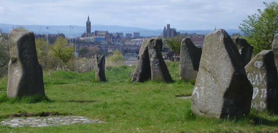 Standing Stones in Sighthill Park