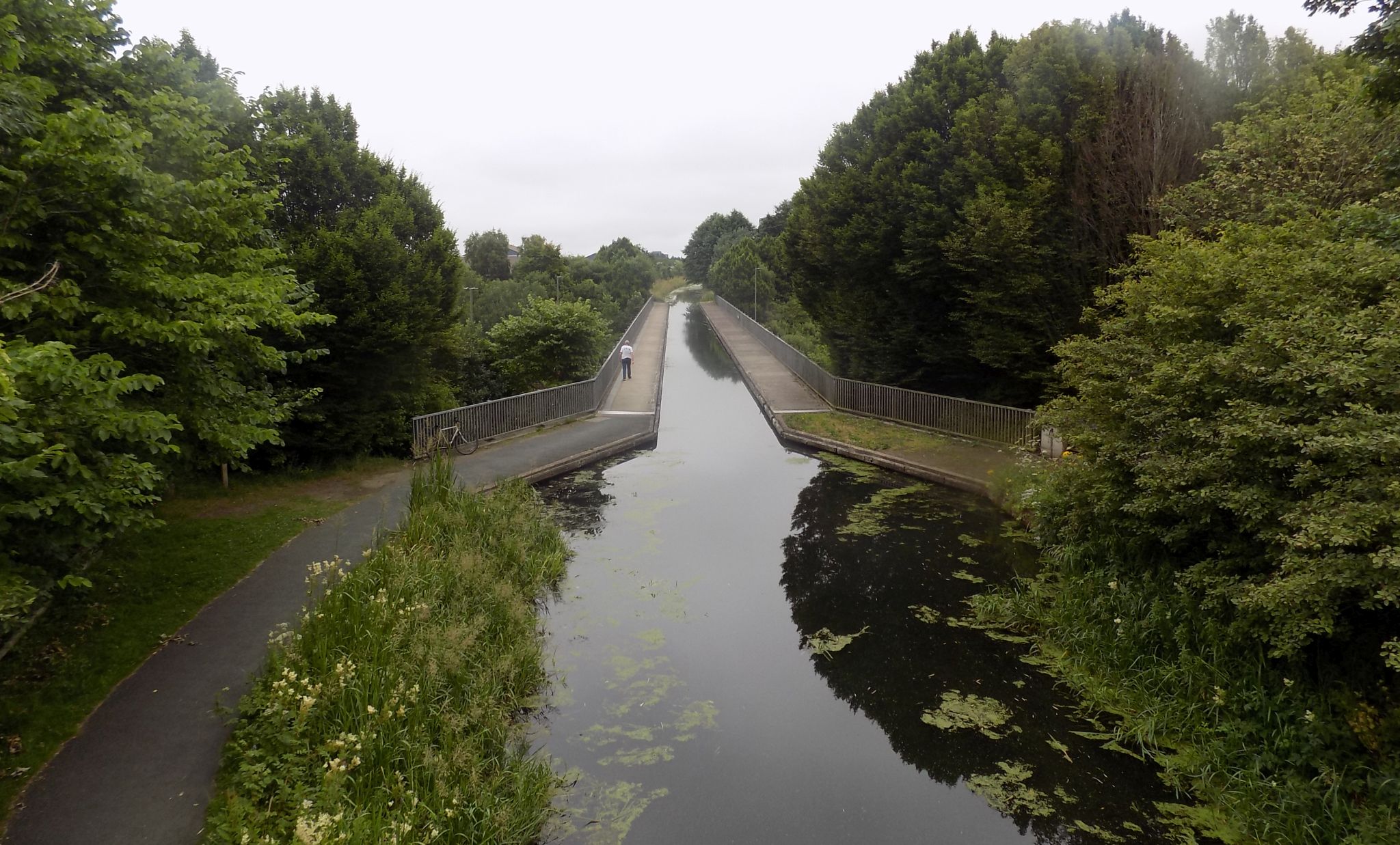 The Scott Russel Aqueduct on Union Canal over the Edinburgh by-pass
