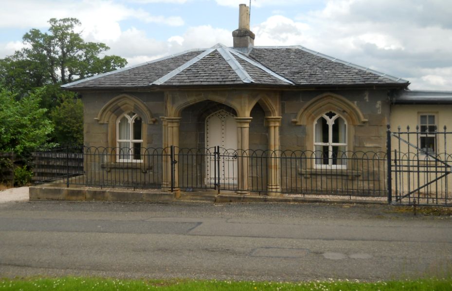 Gate House at entry to grounds of Ross Priory
