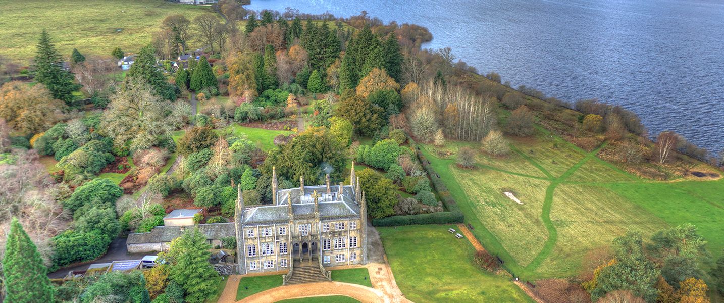 Aerial view of Ross Priory