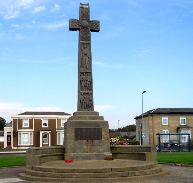War Memorial on esplanade in Ardrossan on the Ayrshire Coast