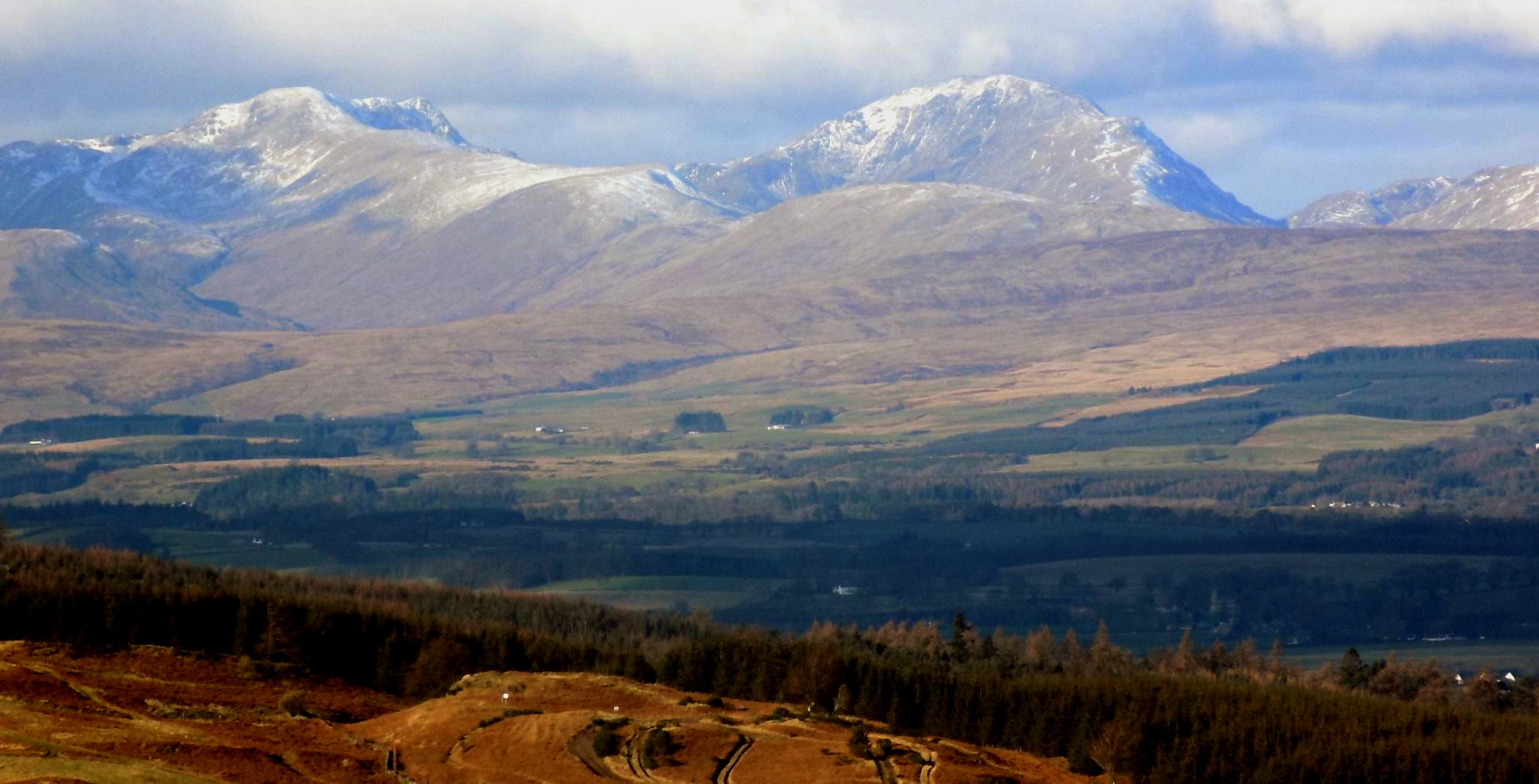 Stuc a'Chroin and Ben Vorlich from Lewis Hill