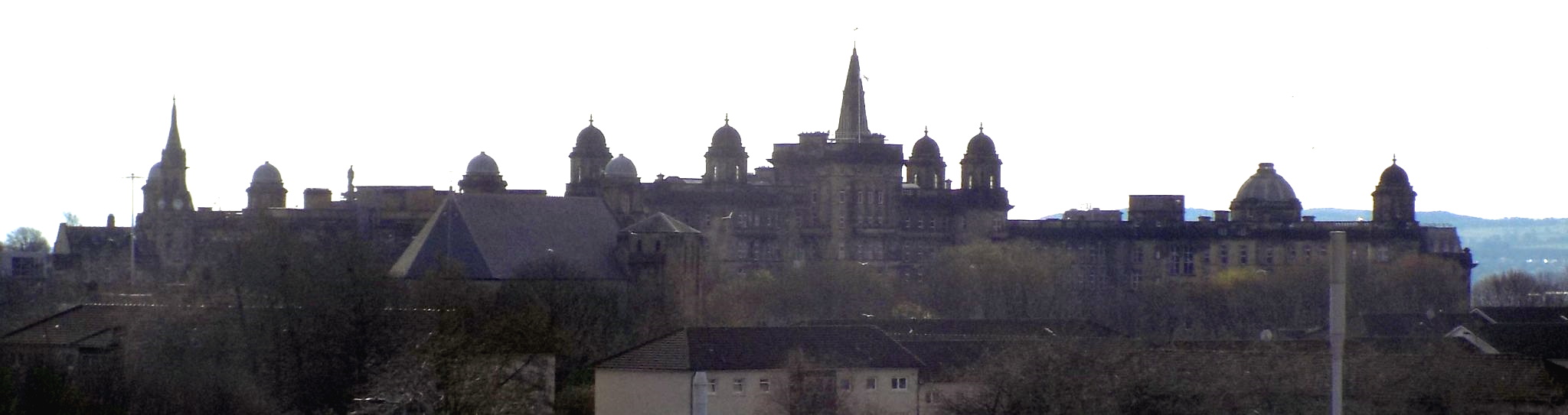 The Royal Infirmary from Sighthill Bridge