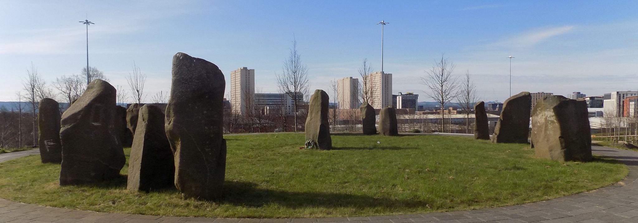 Standing Stone Circle in Sighthill