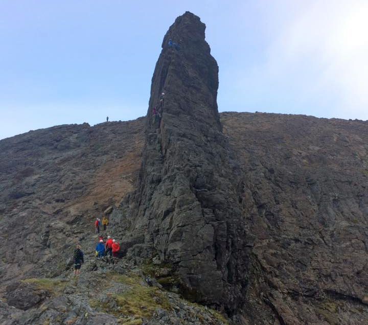 Inaccessible Pinnacle on Sgurr Dearg on the Skye Ridge