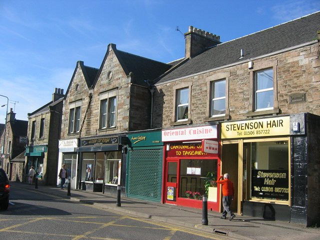 Greendykes Road in Broxburn in Central Scotland