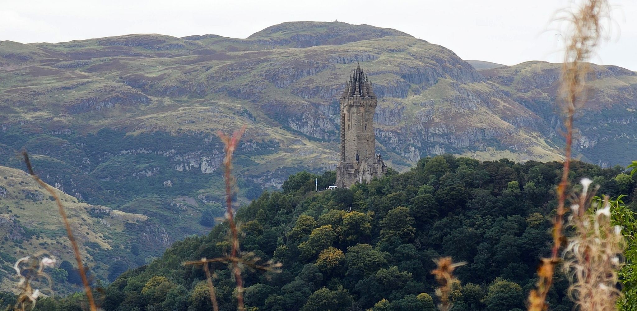 Dumyat and Wallace Monument from Gowan Hill