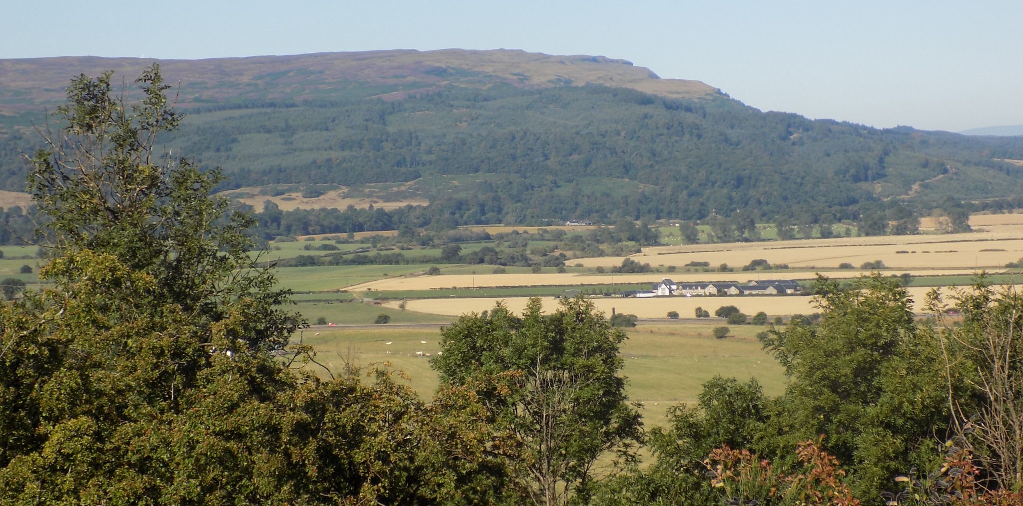 Gargunnock Hills from Stirling Castle