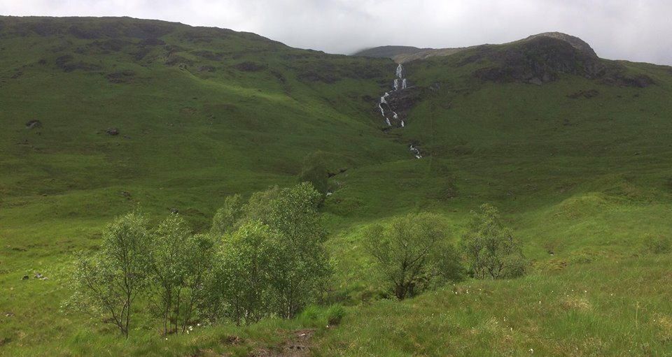 Waterfalls on Stob Ghabhar