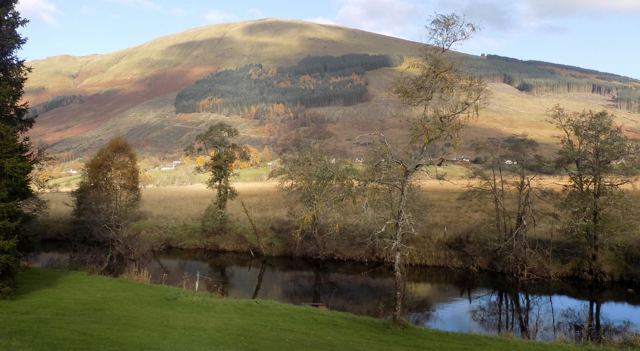 Corbett Meall an t-Seallaidh beyond River Balgav