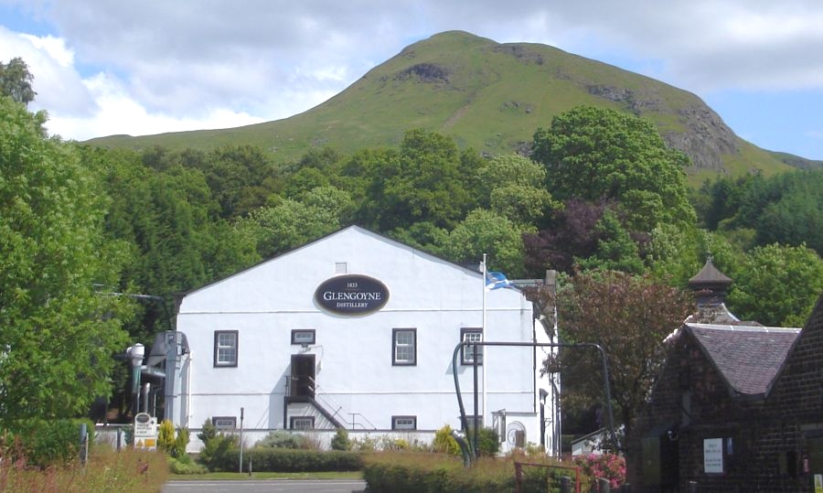 Glengoyne Distillery beneath Dumgoyne