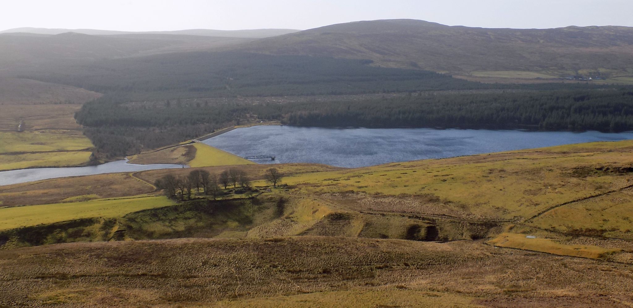 Gryffe Reservoir from Corlic Hill