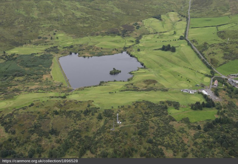 Aerial view of Whinhill Reservoir