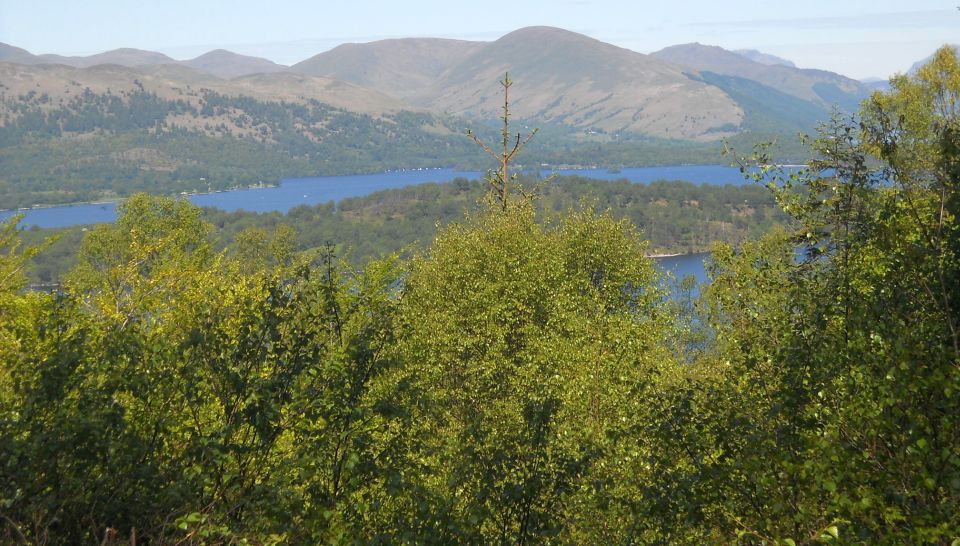 Luss Hills above Loch Lomond from viewpoint on Whinny Hill