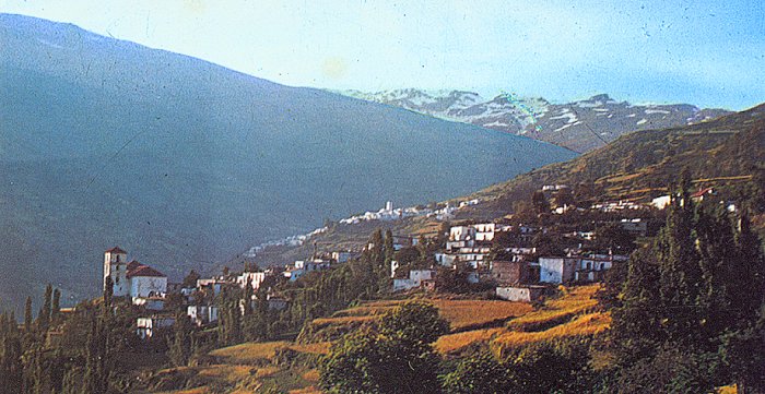 Capileira in the Alpujarras in Andalucia region of Southern Spain
