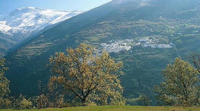 Capileira in the Alpujarras in Andalucia region of Southern Spain