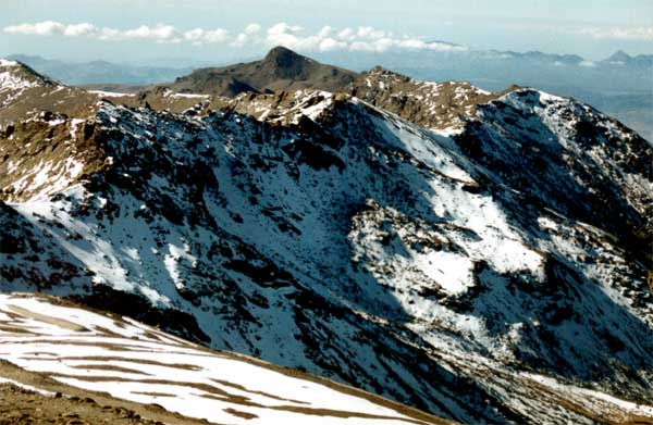 Veleta ( 3470m ) in the Sierra Nevada mountains in Southern Spain
