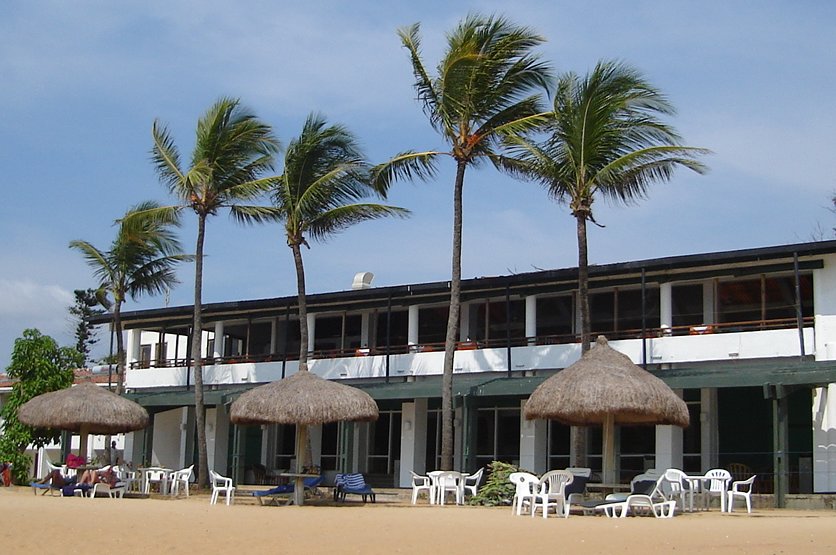 Beach Hotel in Negombo on West Coast of Sri Lanka