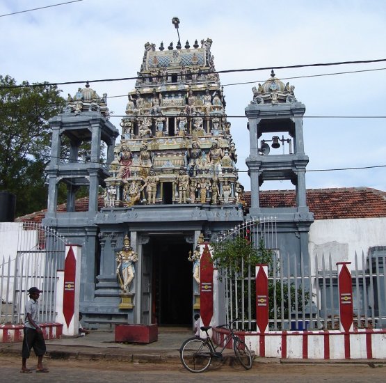 Hindu Temple in Negombo on West Coast of Sri Lanka