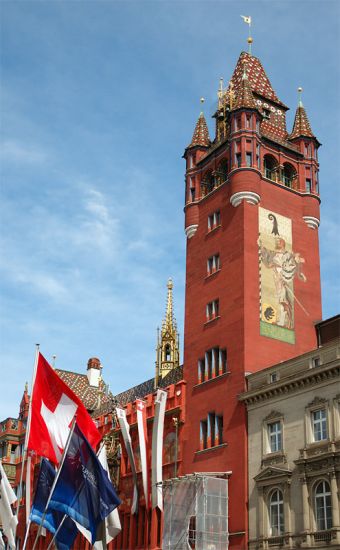 Town Hall in City of Basle