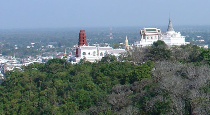 Khao Wang and Phra Nakhon Khiri at Phetburi in Southern Thailand