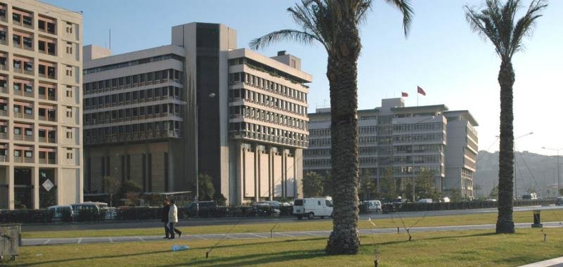 Modern Buildings in Izmir on Aegean Coast of Turkey