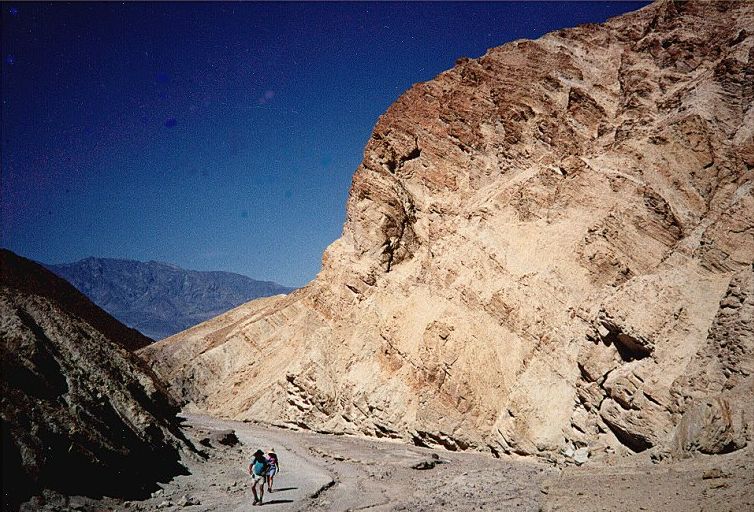 Golden Canyon in Death Valley