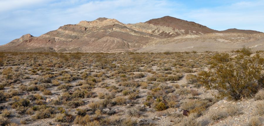 Amargosa Desert and Bullfrog Hills around Rhyolite Ghost Town