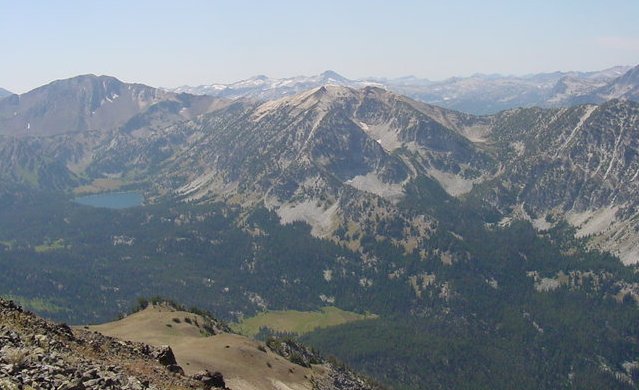 View from East Peak in Oregon, USA