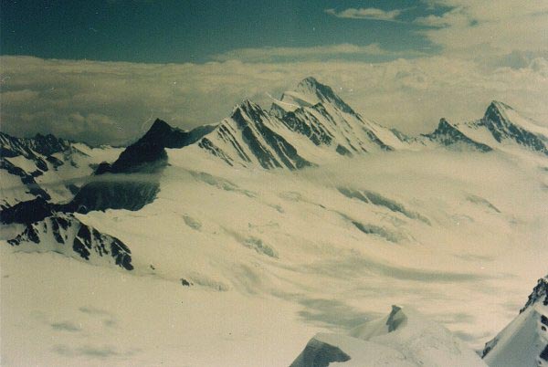 Finsteraarhorn from the Monch