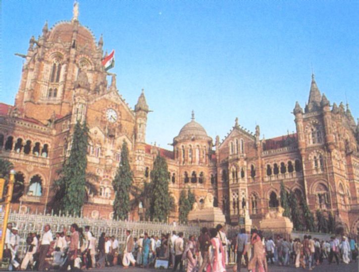 Railway Station in Bombay ( Mumbai )