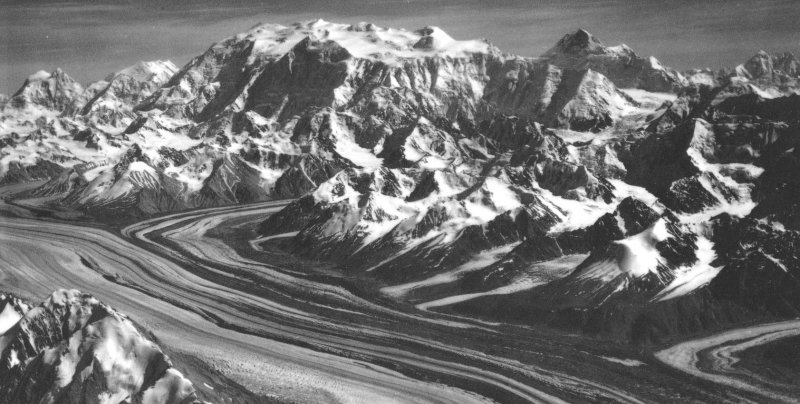 Mount Logan in the Yukon in Canada - the highest mountain in Canada and the second highest mountain in North America