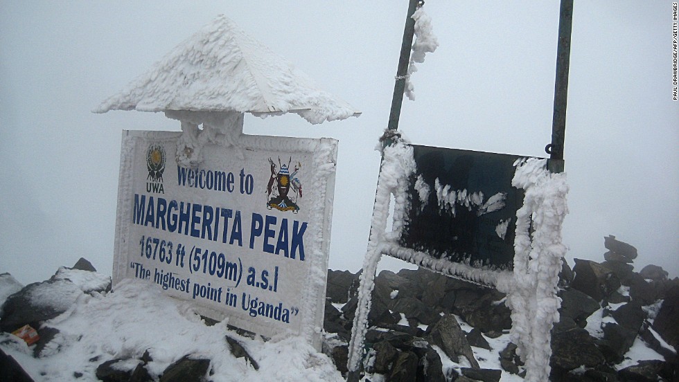 Rwenzori Range in Uganda in East Africa