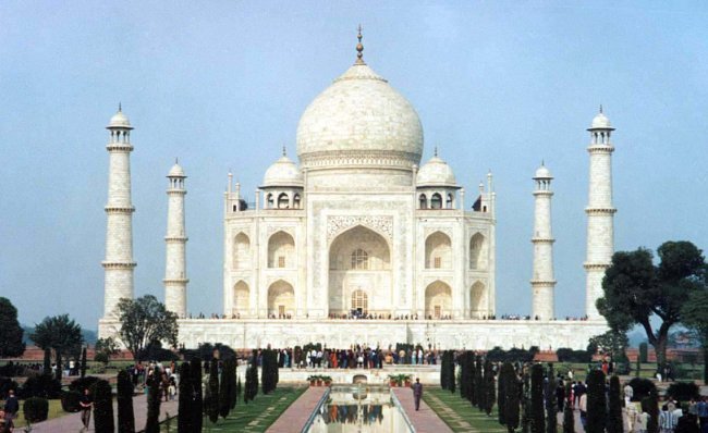 Taj Mahal in Agra, India - the finest example of Mughal architecture