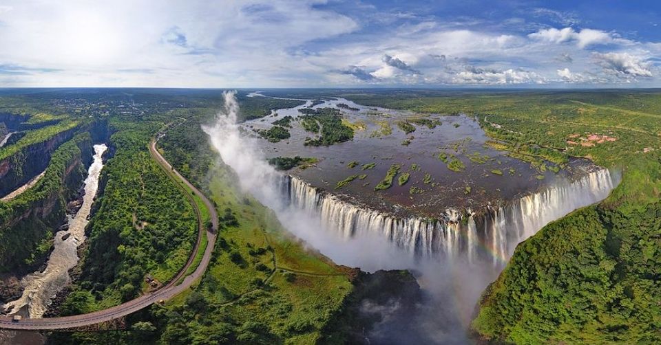 Aerial View of Victoria Falls