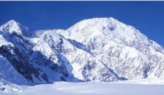 Denali ( Mt. Mckinley ) in Alaska - highest summit in the USA and North America
